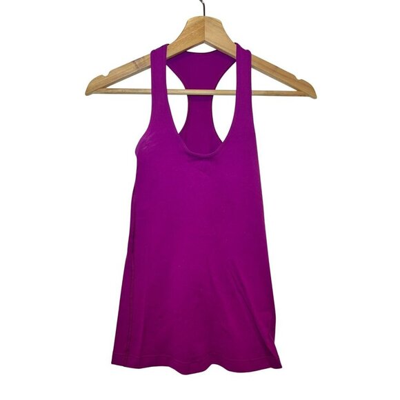 Lululemon Racerback Tank Top In Vibrant Purple Womens Size  4 Activewear - Picture 1 of 4
